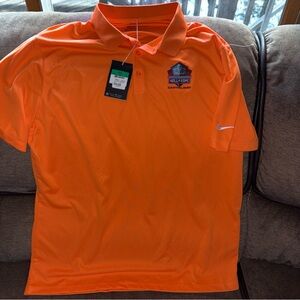 Nike Golf Pro Football Hall of Fame Mens Polo size Xl  Canton Ohio  NEW WITH TAG